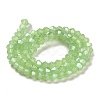 Imitation Jade Electroplate Glass Beads Strands GLAA-F029-J4mm-C01-2