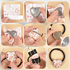 10Bags 10 Styles Metal Elastic Hair Ties Findings OHAR-ME0001-15-3