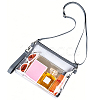 Waterproof Transparent PVC Crossbody Bags AJEW-WH20115-05A-1