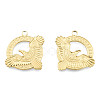 Ion Plating(IP) 201 Stainless Steel Pendants STAS-N098-268LG-1