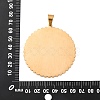 304 Stainless Steel Big Pendants STAS-U043-07C-G-3