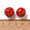 Handmade Lampwork Beads Strands LAMP-G162-08B-05-3