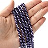 Eco-Friendly Grade A Glass Pearl Beads HY-J002-6mm-HX073-4