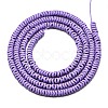 Spray Painted Non-magnetic Synthetic Hematite Beads Strands G-S371-002-2