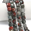 Natural African Bloodstone Beads Strands G-C267-A15-1