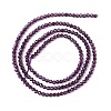 Transparent Glass Beads Strands GLAA-C019-01A-22-2
