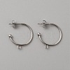 304 Stainless Steel Stud Earring Findings X1-STAS-TAC0017-02A-1