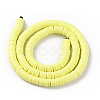 Handmade Polymer Clay Beads X-CLAY-R067-6.0mm-23-2