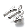 Brass Micro Pave Cubic Zirconia Pendants KK-B132-12P-M-2