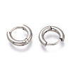 Tarnish Resistant 201 Stainless Steel Huggie Hoop Earrings EJEW-O095-05-18-2