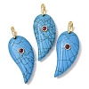 Synthetic Synthetic Turquoise Pendants GG-CBA51ED-02G-05-1