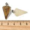 Watermelon Stone Glass Pendants G-B127-13P-03-3