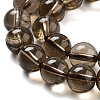 Natural Smoky Quartz Round Beads Strands G-E329-10mm-38-4