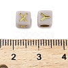 Opaque Acrylic Beads OACR-H046-01D-3