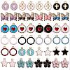 48Pcs 24 Style Alloy Enamel Pendants ENAM-SZ0001-96-1