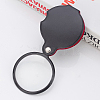 Mini Glass Lens Magnifier AJEW-L073-13-6