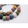 Natural Lava Rock Bead Strands X-G-L435-03-10mm-3