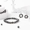 340Pcs 4 Sizes Natural Larvikite Beads G-LS0001-24-6