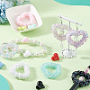 DIY Heart Acylic & Resin Rhinestones Beads Jewelry Making Kits DIY-PH0023-76-5