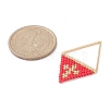 Handmade Japanese Seed Beads Pendants PALLOY-MZ00136-01-2