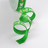 Christmas Theme Polyester Ribbons SRIB-L031-009-07-2