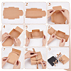 Square Kraft Paper Jewelry Gift Boxes CBOX-WH0003-35C-3