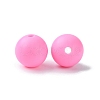Round Food Grade Eco-Friendly Silicone Focal Beads SIL-F003-01F-4