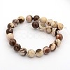 Natural Australian Agate Round Bead Strands G-M272-02-6mm-2