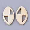 Undyed Natural Beech Wood Beads WOOD-N003-008-2