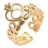 Fashionable 304 Stainless Steel Cuff Rings FS-WG08AB3-03-5