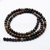 Natural Dendritic Jasper Beads Strands G-I199-20-4mm-2