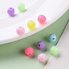 Opaque Polystyrene(PS) Plastic European Beads KY-I004-24A-6