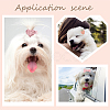 2 Sets Cute Polyester & Cotton Hair Clips Set OHAR-OC0001-04-6
