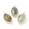 Natural Gemstone Pendants G-B009-01G-N-1