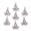 Tibetan Style Alloy Pendants X-TIBEP-A36593-AS-RS-1