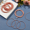 40 Strands Spring Bracelets TWIR-BC0001-51RG-4