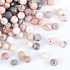 Natural Pink Zebra Jasper Beads G-OC0001-22-1