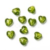 Handmade Silver Foil Glass Beads X-FOIL-R050-12x8mm-7-2