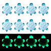 12Pcs Luminous Resin Cabochons RESI-TA0004-55B-1