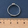 Adjustable Brass Pad Ring Settings KK-K414-10D-S-3