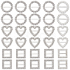 60Pcs 3 Styles Alloy Rhinestone Slider Buckles FIND-CY0001-92-7