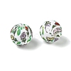 Floral Silicon Beads SL-CBAC986-03B-2