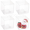 Transparent Plastic PET Box Gift Packaging LS-CON-WH0052-9x9cm-1