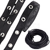 2 Styles Flat Imitation Leather & Cowhide Leather Cords LC-PH0001-12-1