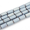 Electroplate Non-magnetic Synthetic Hematite Beads Strands G-N0322-13F-1