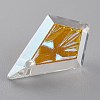 Embossed Glass Rhinestone Pendants GLAA-J101-01B-001SI-4