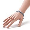 Glass Seed Beaded Two Loops Wrap Bracelet for Women BJEW-JB09216-5