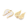 304 Stainless Steel Enamel Pendants STAS-T069-54-2