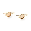 304 Stainless Steel Earring Hooks STAS-F271-01A-G-2
