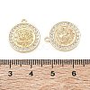 Brass Micro Pave Clear Cubic Zirconia Pendants KK-CBA3EDE-06G-B-3